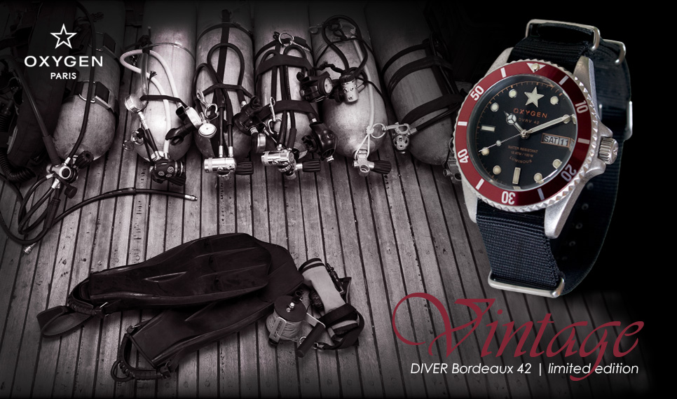 Vintage Diver Bordeaux 42